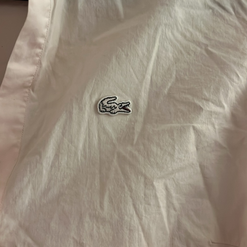 Lacoste - Woman’s Light Pink Dress Shirt - Stretch - Size 40/medium - Picture 6 of 7